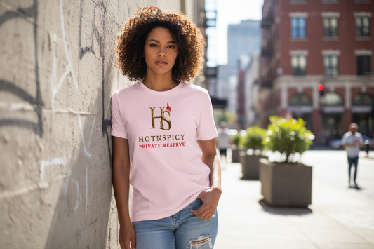 HotNSpicy Private Reserve Pink T-Shirt Mockup