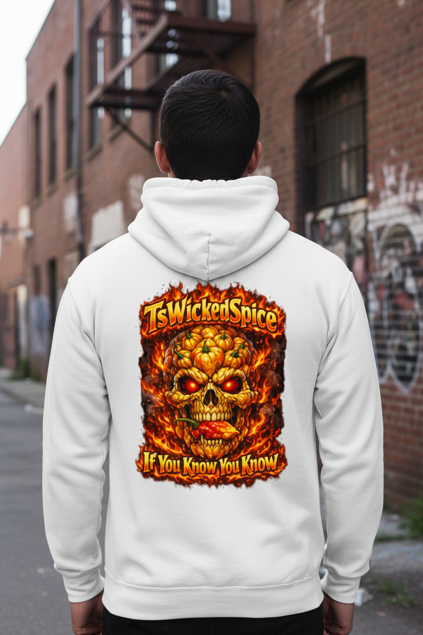 Pepper Brain Hoodie Back