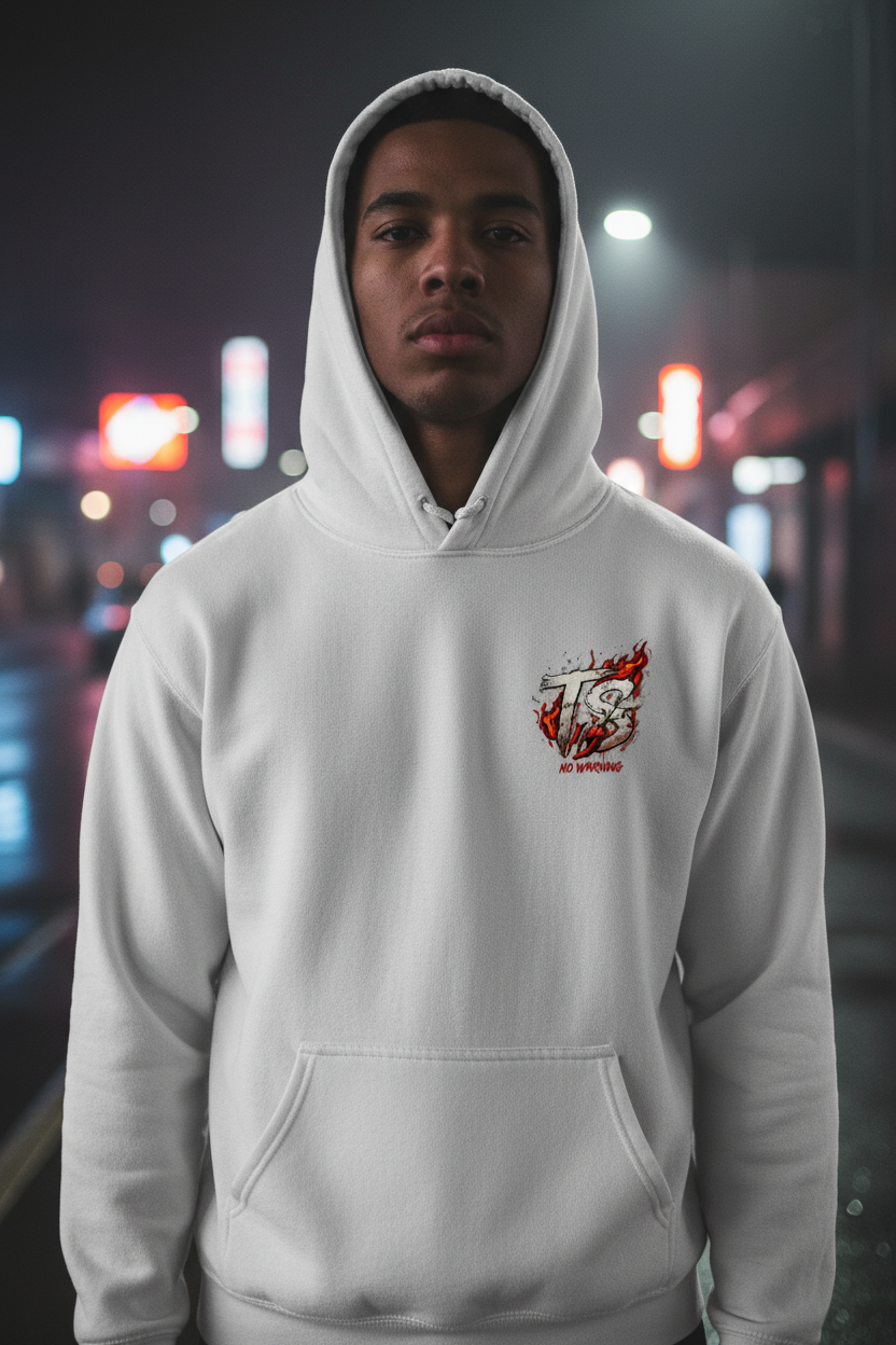 TS No Warning Front Left Chest