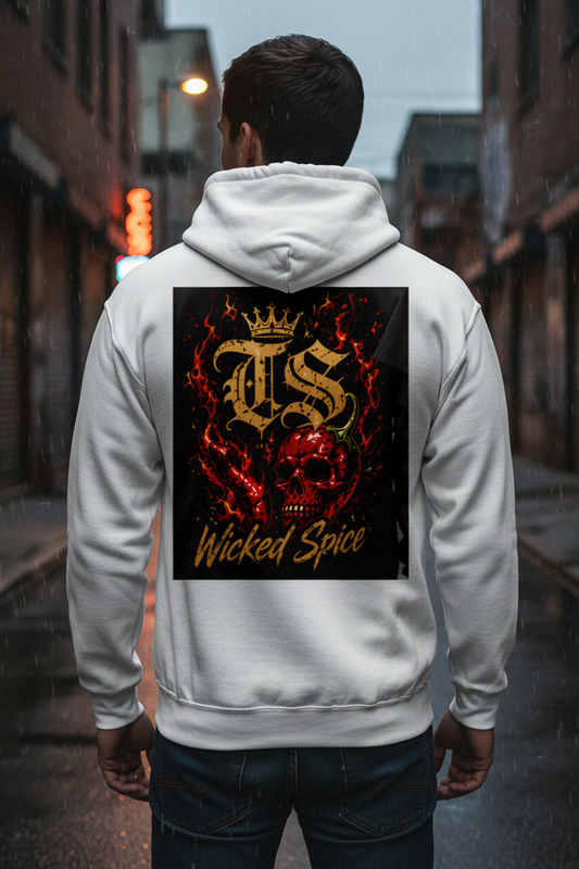TS Old English Skull Back View