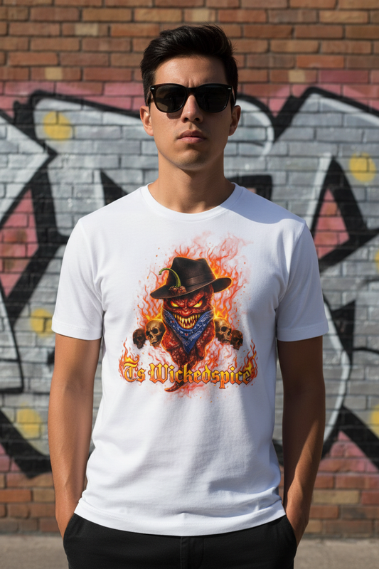 Ts Wickedspice White Tee Graffiti Mockup