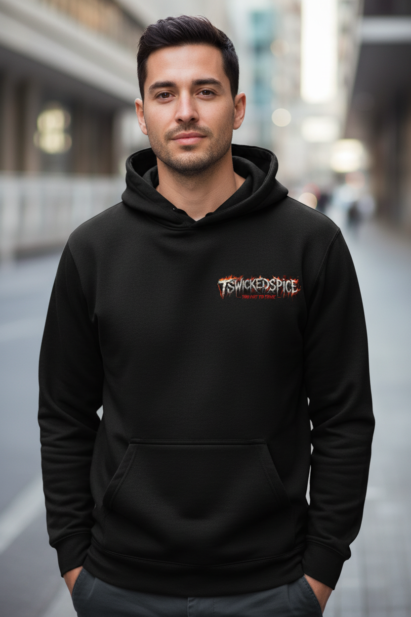 Wicked Truck Monster Hoodie Front Left Chest